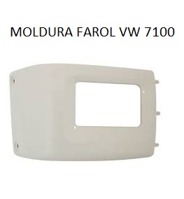 MOLDURA FAROL VW 7100/8140/8120 94/99 LINHA LEVE