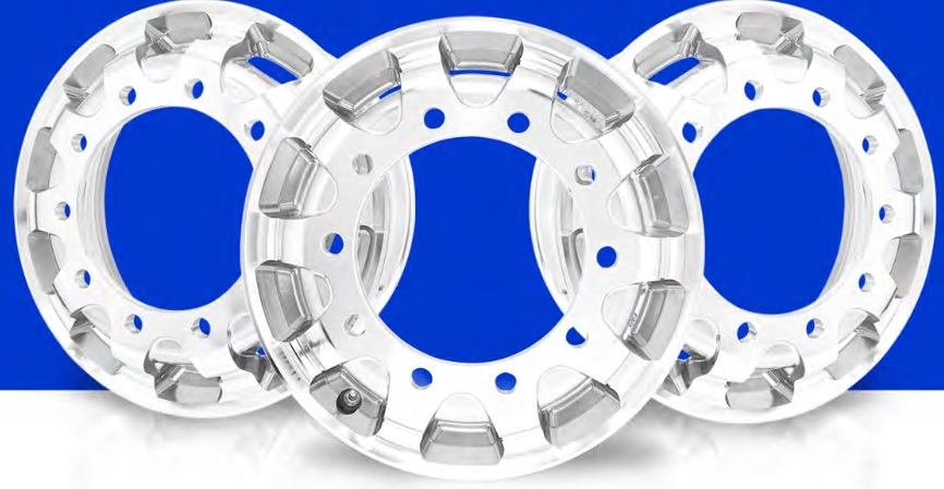 RODA ARO 22,5X8,25 10F ALUMINIO ESPELHAMENTO EXTERNO