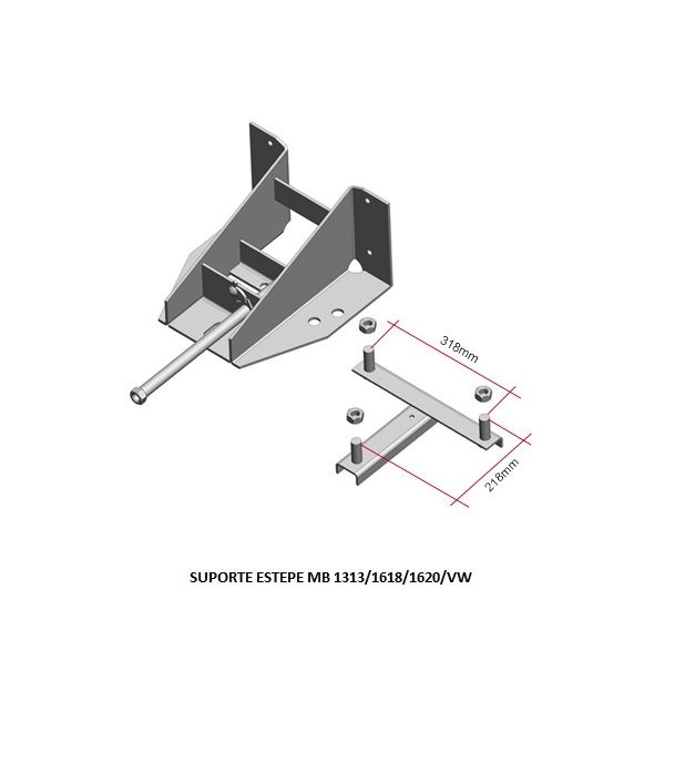 SUPORTE ESTEPE MB 1313/1618/1620/VW