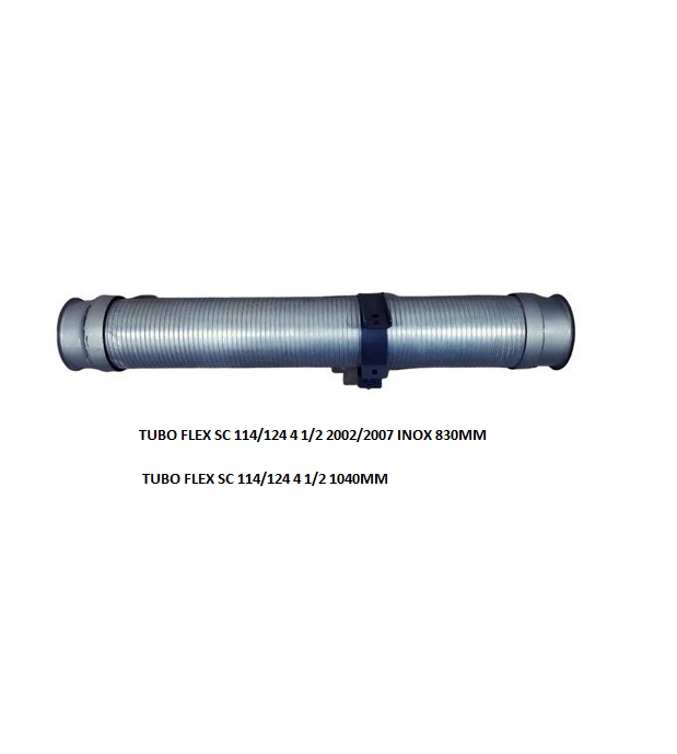 TUBO FLEX SC 114/124 4 1/2 2002/2007 INOX 830MM