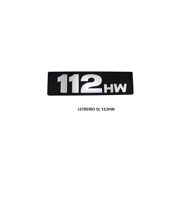 LETREIRO SC 112 HW