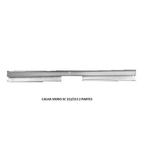 CALHA VIDRO SC 112/113 2 PARTES