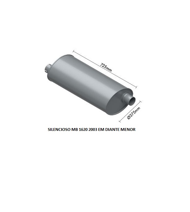 SILENCIOSO MB 1620 2003 EM DIANTE MENOR