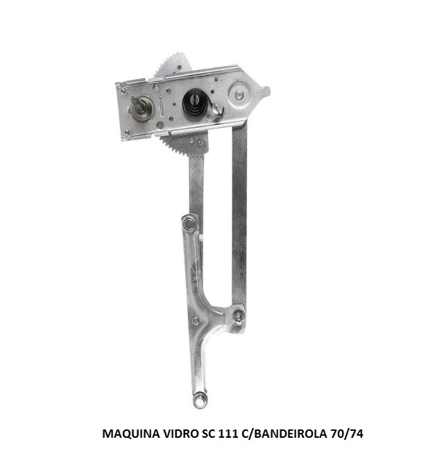 MAQUINA VIDRO SC 111 C/BANDEIROLA 70/74 LE MANUAL