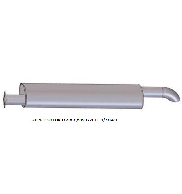 SILENCIOSO FORD CARGO/VW 17210 3´´1/2 OVAL