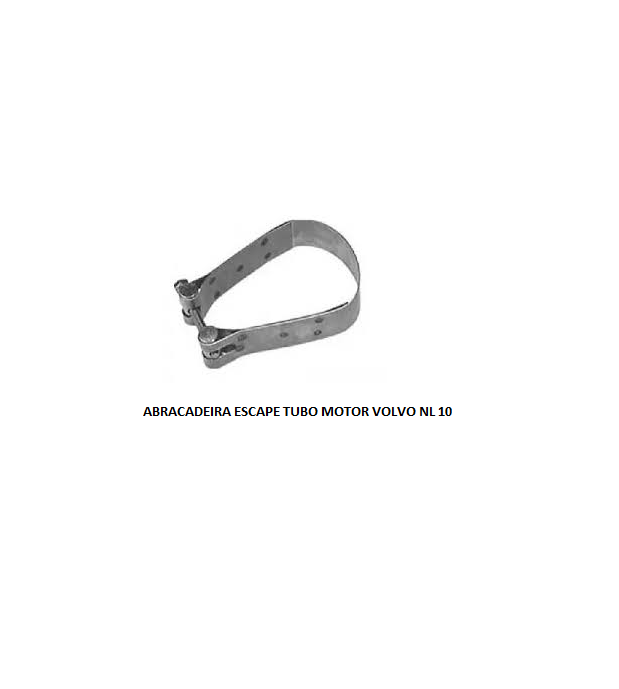 ABRACADEIRA ESCAPE TUBO MOTOR VOLVO NL 10