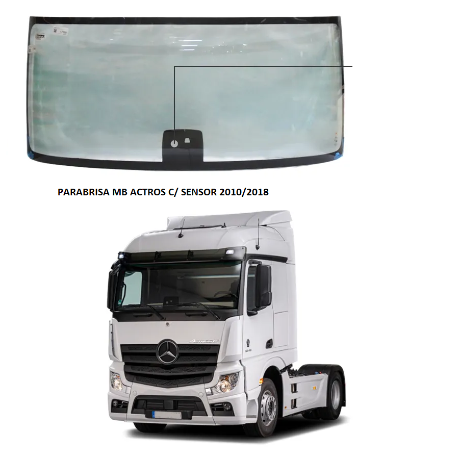PARABRISA MB ACTROS 2010/2018 C/SENSOR