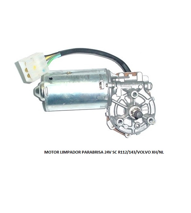 MOTOR LIMPADOR PARABRISA 24V SC R112/143/VOLVO XH/NL/ONIBUS