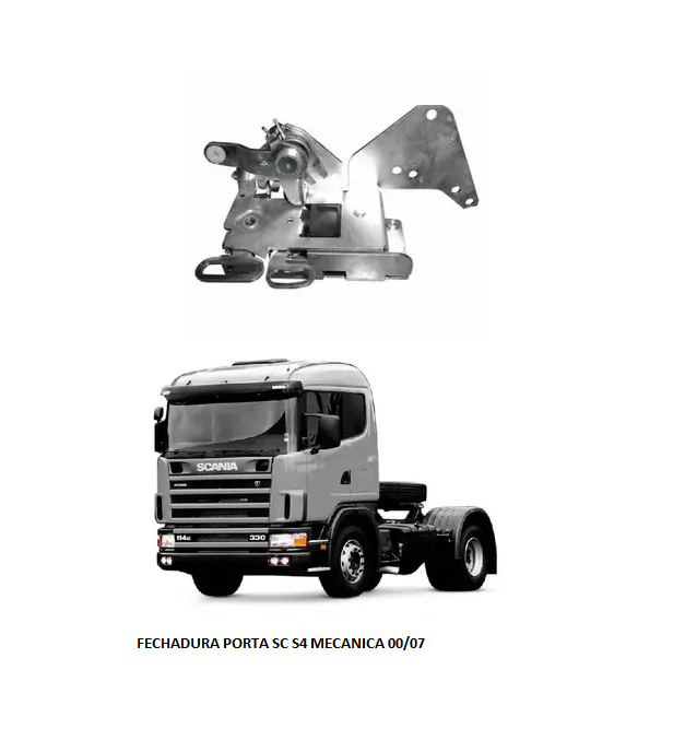 FECHADURA PORTA SC S4 MECANICA 00/07 LE