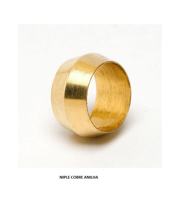NIPLE COBRE 6MM ANILHA