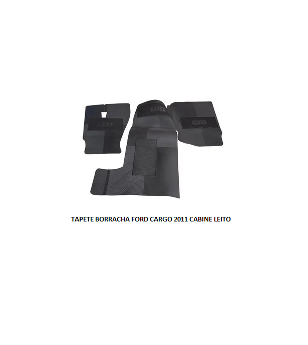 TAPETE BORRACHA FORD CARGO G2 CABINE LEITO