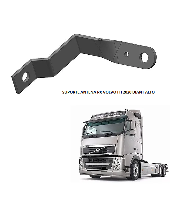 SUPORTE ANTENA PX VOLVO FH 2020 DIANT ALTO LE