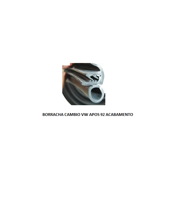 BORRACHA CAMBIO VW TITAN WORKER FORD CARGO ACABAMENTO TAC867385