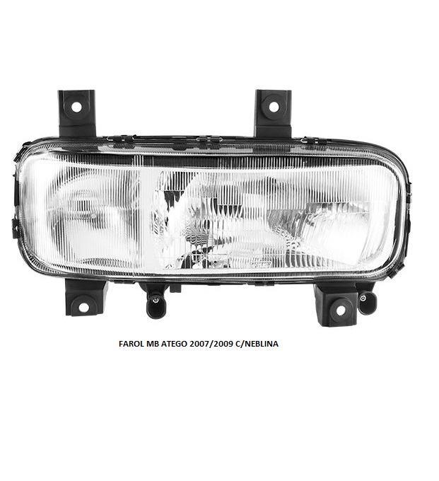 FAROL MB ATEGO 2007/2009 C/NEBLINA