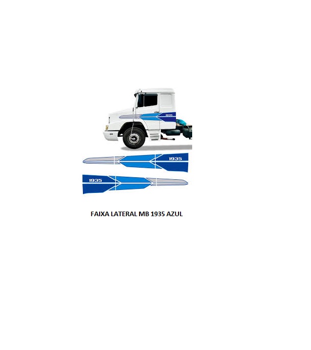FAIXA LATERAL MB 1935 AZUL
