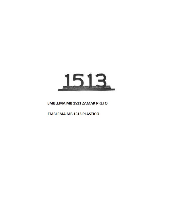 EMBLEMA MB 1513 PLASTICO