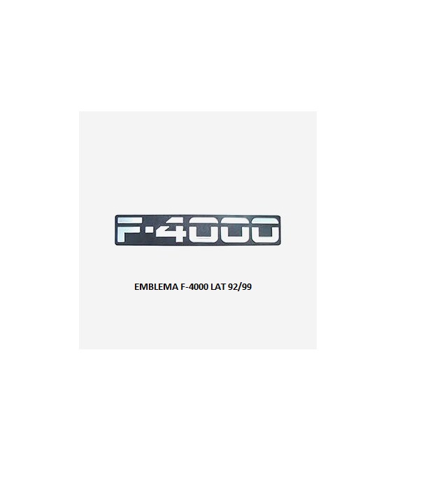 EMBLEMA F-4000 LAT 92/99