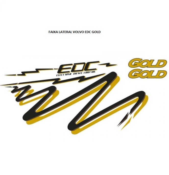 FAIXA LATERAL VOLVO EDC GOLD