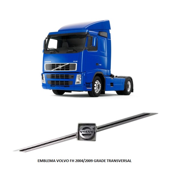 EMBLEMA VOLVO FH 2004/2009 GRADE TRANSVERSAL