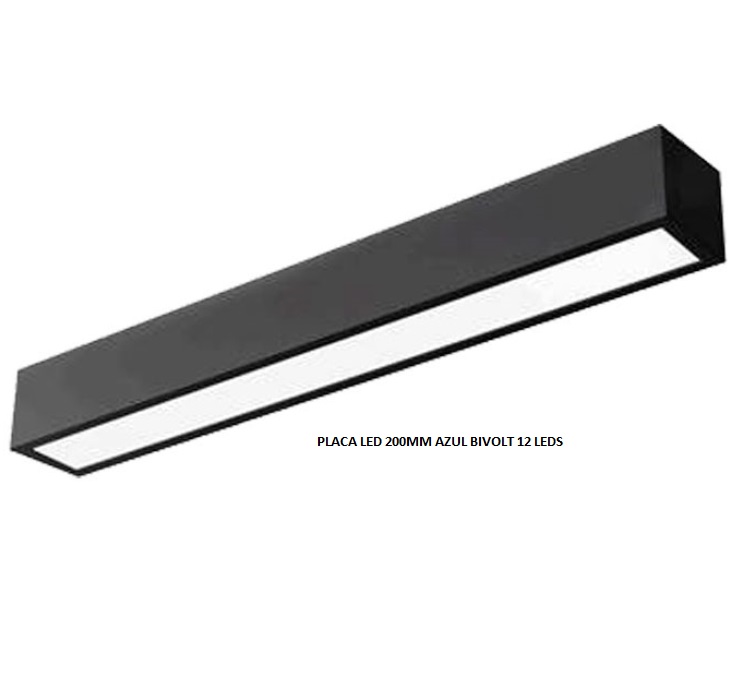 PLACA 12 LEDS 200MM CRISTAL BIVOLT
