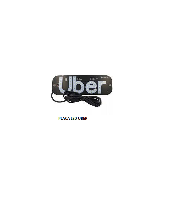 PLACA LED UBER