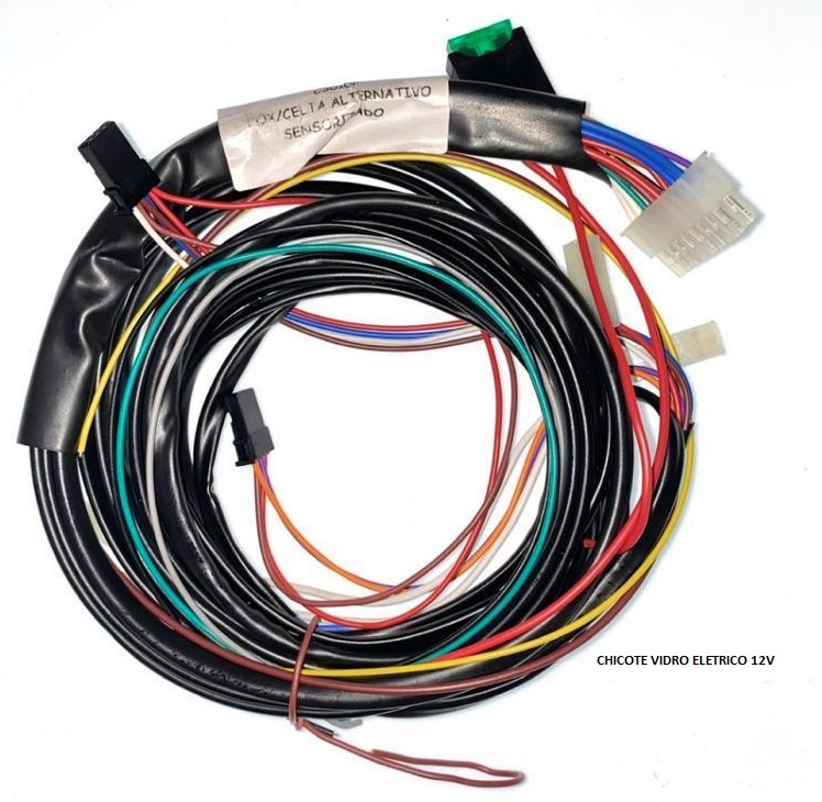 CHICOTE VIDRO ELETRICO 12V C/MODULO