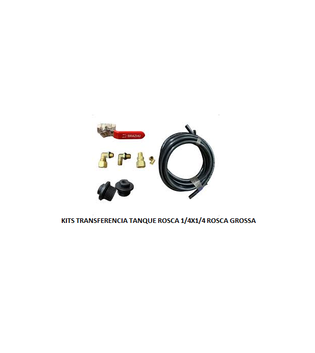 KITS TRANSFERENCIA TANQUE ROSCA 1/4X1/4 ROSCA GROSSA