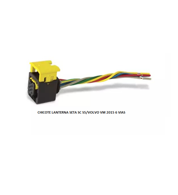 CHICOTE LANTERNA SETA SC S5/VOLVO VM 2015 6 VIAS