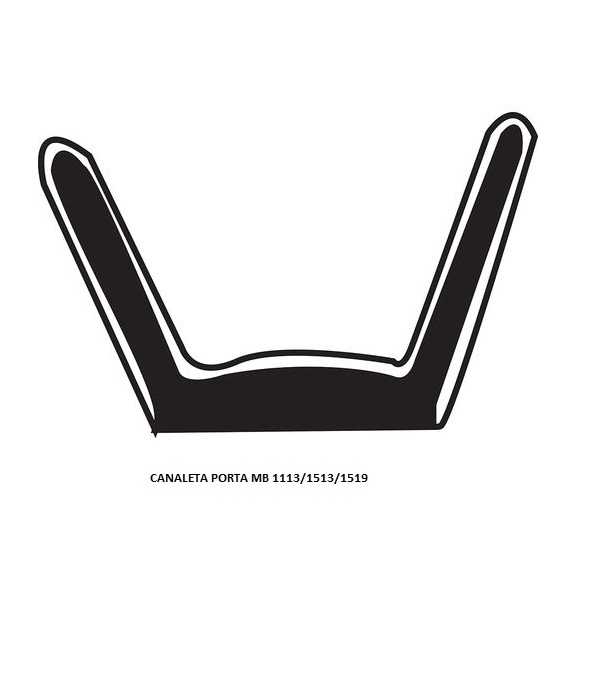 CANALETA PORTA MB 1113 EM METRO