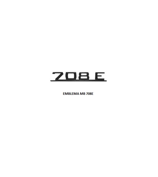 EMBLEMA MB 708E ZAMAK