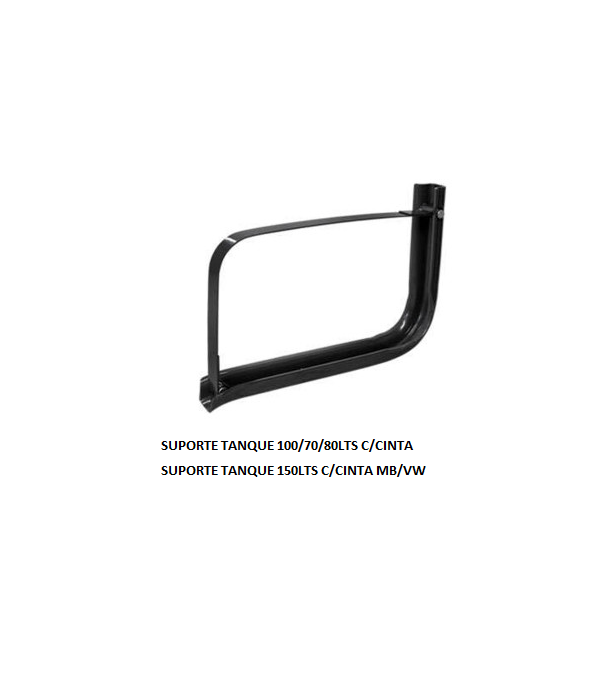 SUPORTE TANQUE 100/70/80LTS C/CINTA
