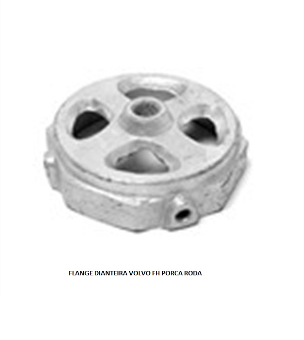 FLANGE DIANTEIRA VOLVO FH PORCA RODA