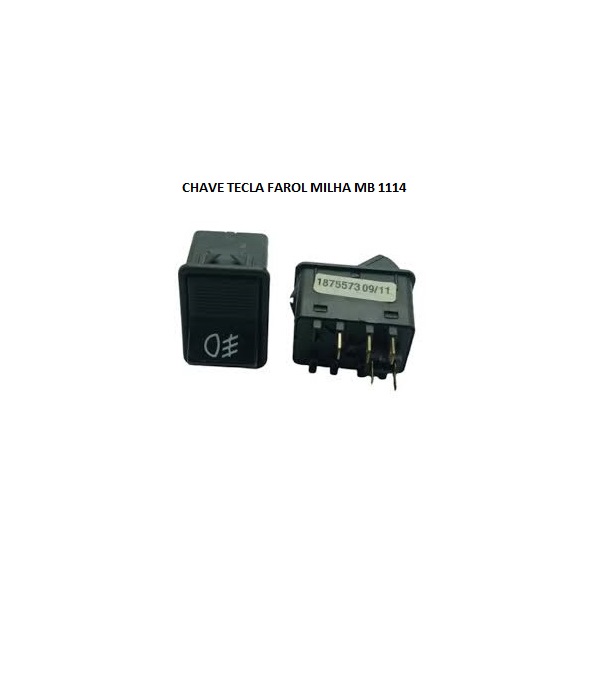 CHAVE TECLA FAROL MILHA MB 1114