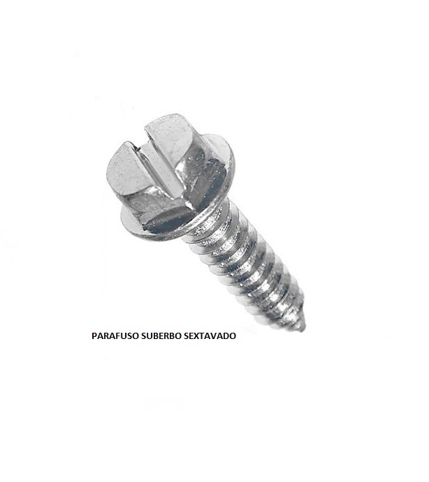 PARAFUSO SUBERBO SEXT 6,3X45 FENDA MAIOR