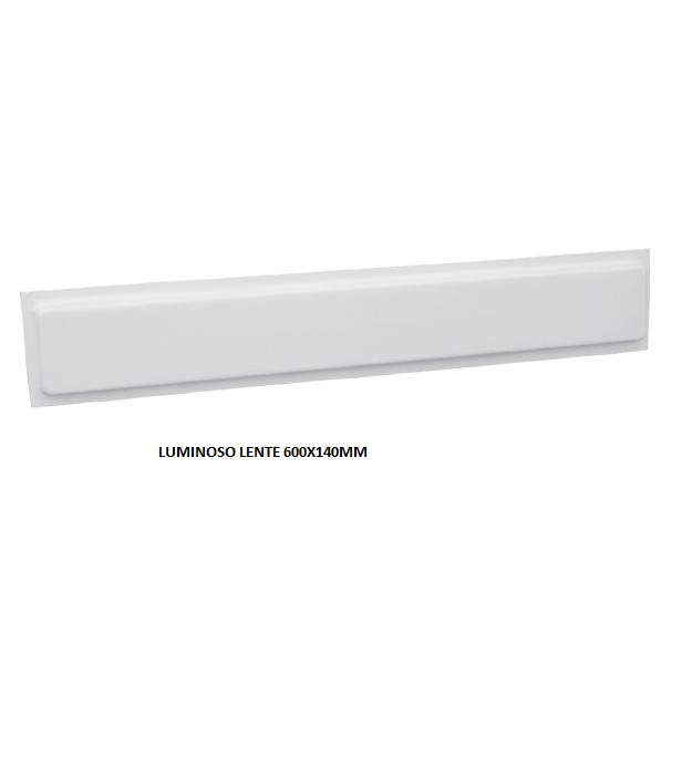 LUMINOSO LENTE 600X140MM TRANSPARENTE