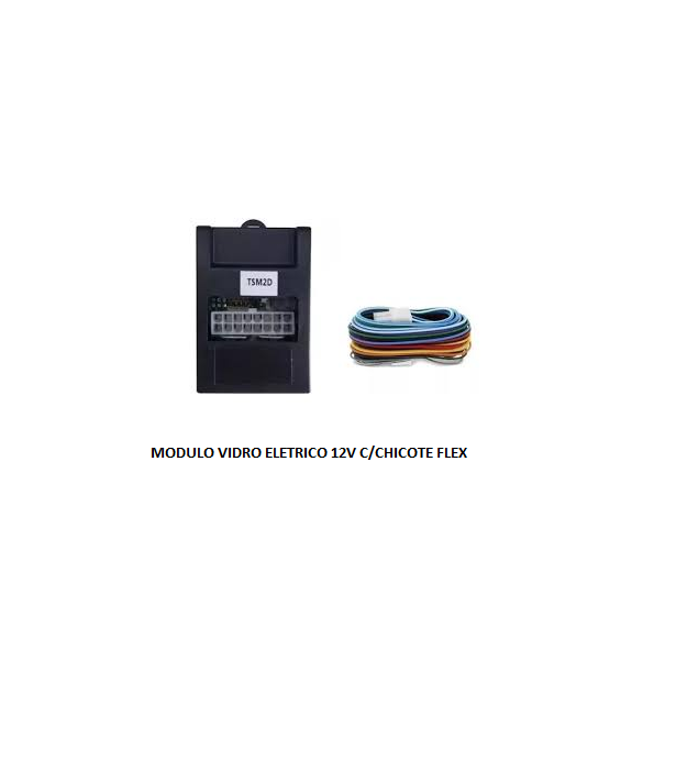 MODULO VIDRO ELETRICO 12V C/CHICOTE FLEX