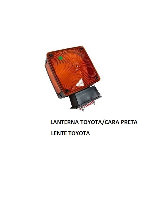 LENTE TOYOTA/CARA PRETA VERMELHA