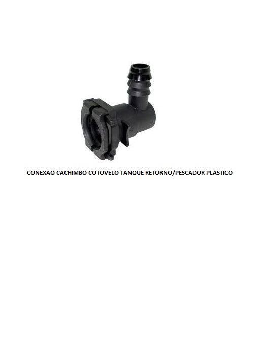 CONEXAO CACHIMBO COTOVELO TANQUE RETORNO/PESCADOR PLASTICO FEMEA