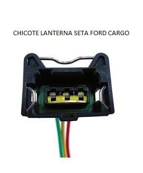 CHICOTE LANTERNA SETA PARALAMA FORD CARGO G2 3 VIAS