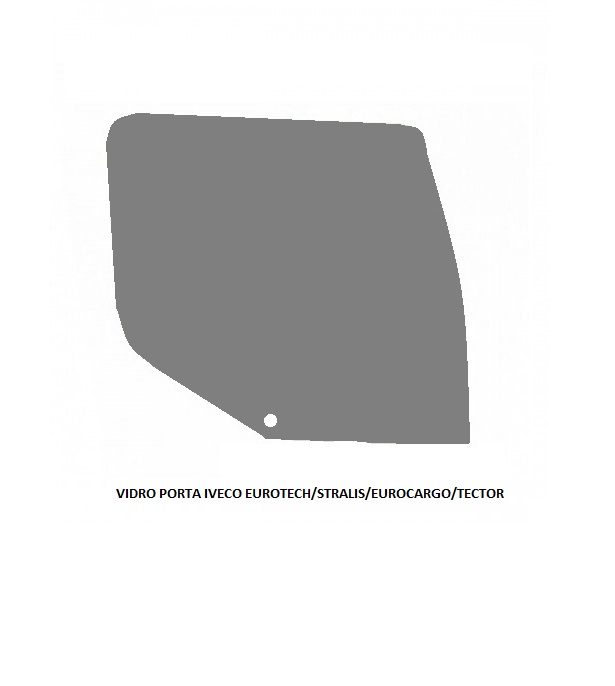 VIDRO PORTA IVECO EUROTECH/STRALIS/EUROCARGO/TECTOR