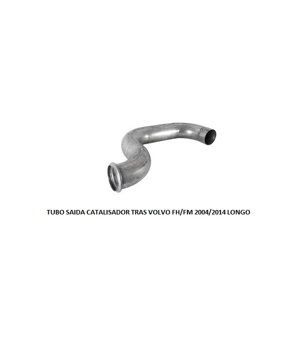 TUBO SAIDA CATALISADOR TRAS VOLVO FH/FM 2003/2014 LONGO