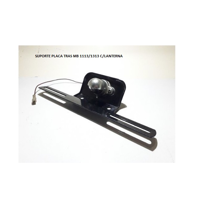 SUPORTE PLACA TRAS MB 1113/1313 C/LANTERNA