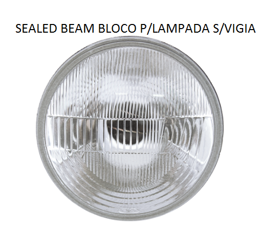 SEALED BEAM BLOCO P/LAMPADA