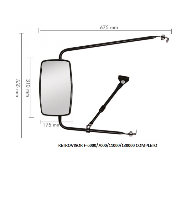 RETROVISOR F-6000/7000/11000/130000 COMPLETO