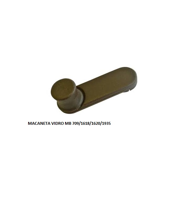 MACANETA VIDRO MB 709/1618/1620/1935 PLAST CINZA