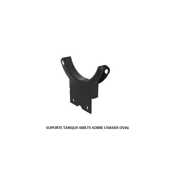 SUPORTE TANQUE 600LTS SOBRE CHASSIS OVAL