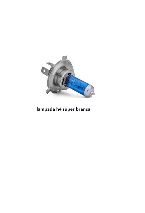 LAMPADA 12V H4 SUPER BRANCA