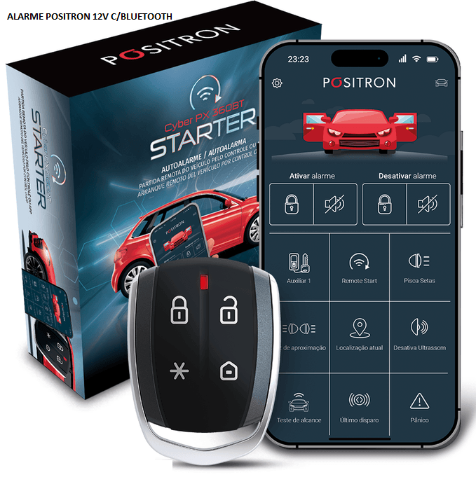 ALARME POSITRON 12V C/BLUETOOTH