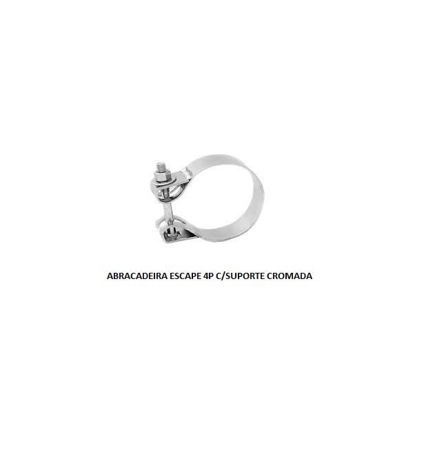 ABRACADEIRA ESCAPE 4P UNIVERSAL CROMADA TB2069A
