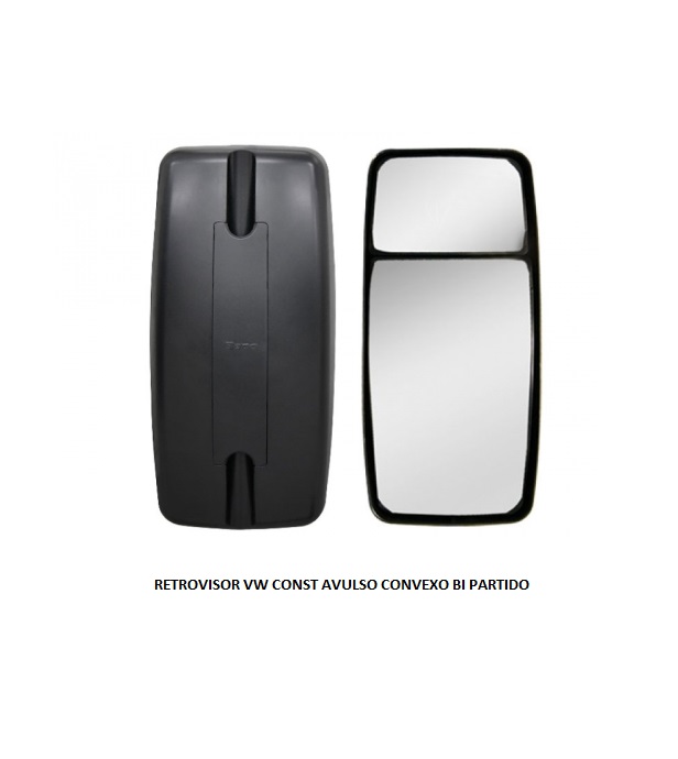 RETROVISOR VW CONST AVULSO CONVEXO BI PARTIDO